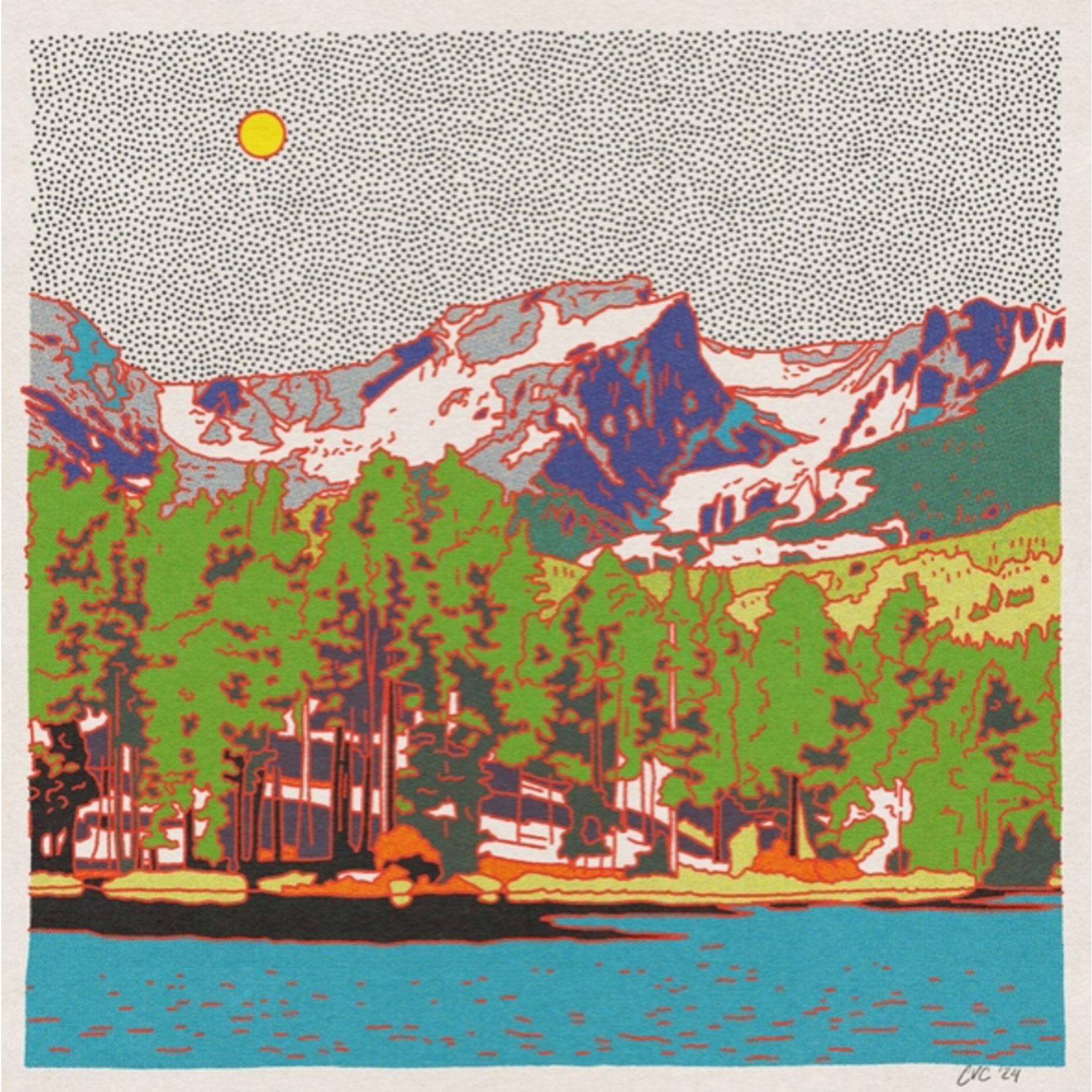 Caroline Clark CClark Bear Lake RMNP 12X12