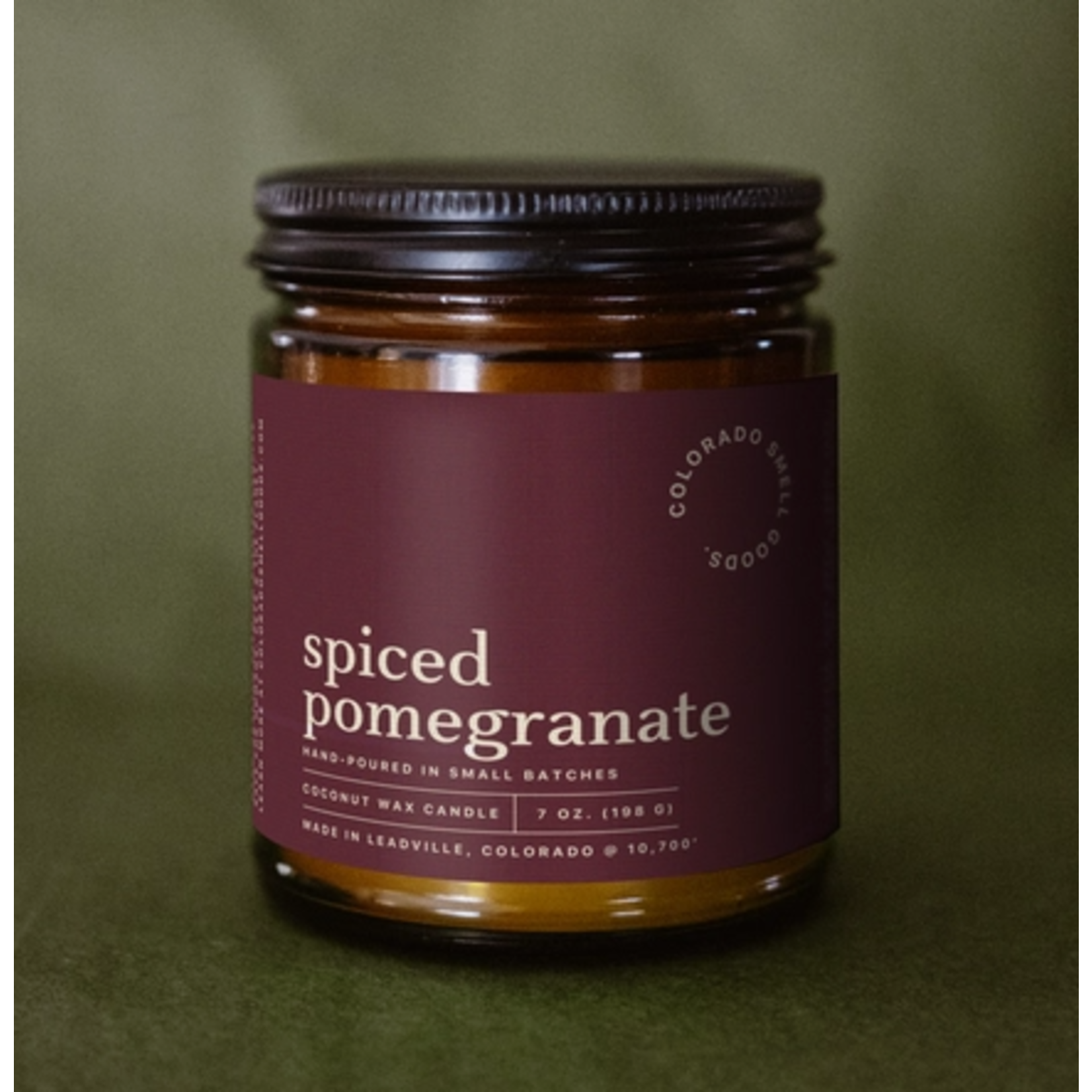 Colorado Smells Good Colorado Smell Goods Spiced Pomegranate 7oz. Candle