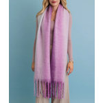Leto Accessories Leto Ombre Dream Luxe Fringe Blanket Scarf Purple
