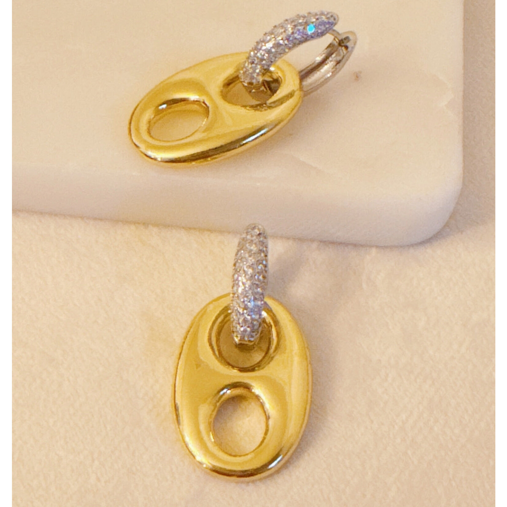 Ellison+Young E&Y Glam Horse Bit Drop Earrings