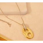 Ellison+Young E&Y Glam Horse Bit Drop Necklace