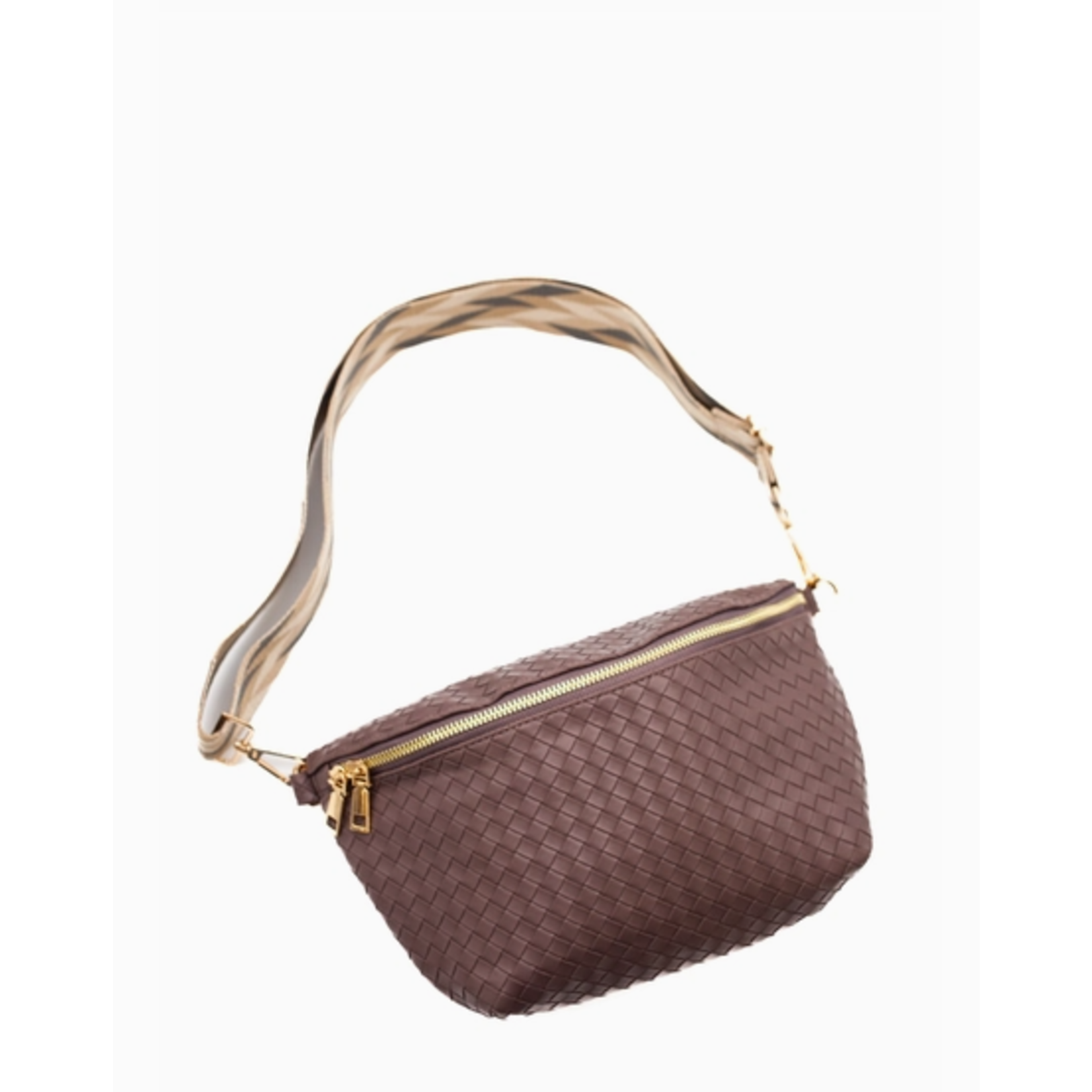 Modern+Chic M+C Rory Crisscross Oversized Belt Bag Lavender Haze