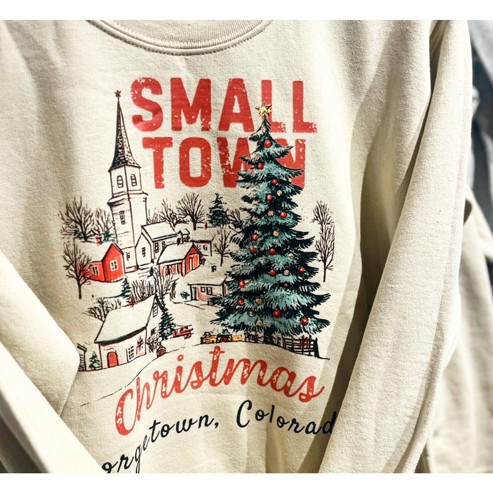 Mountain Standard Time Apparel MST Small Town Christmas Crewneck