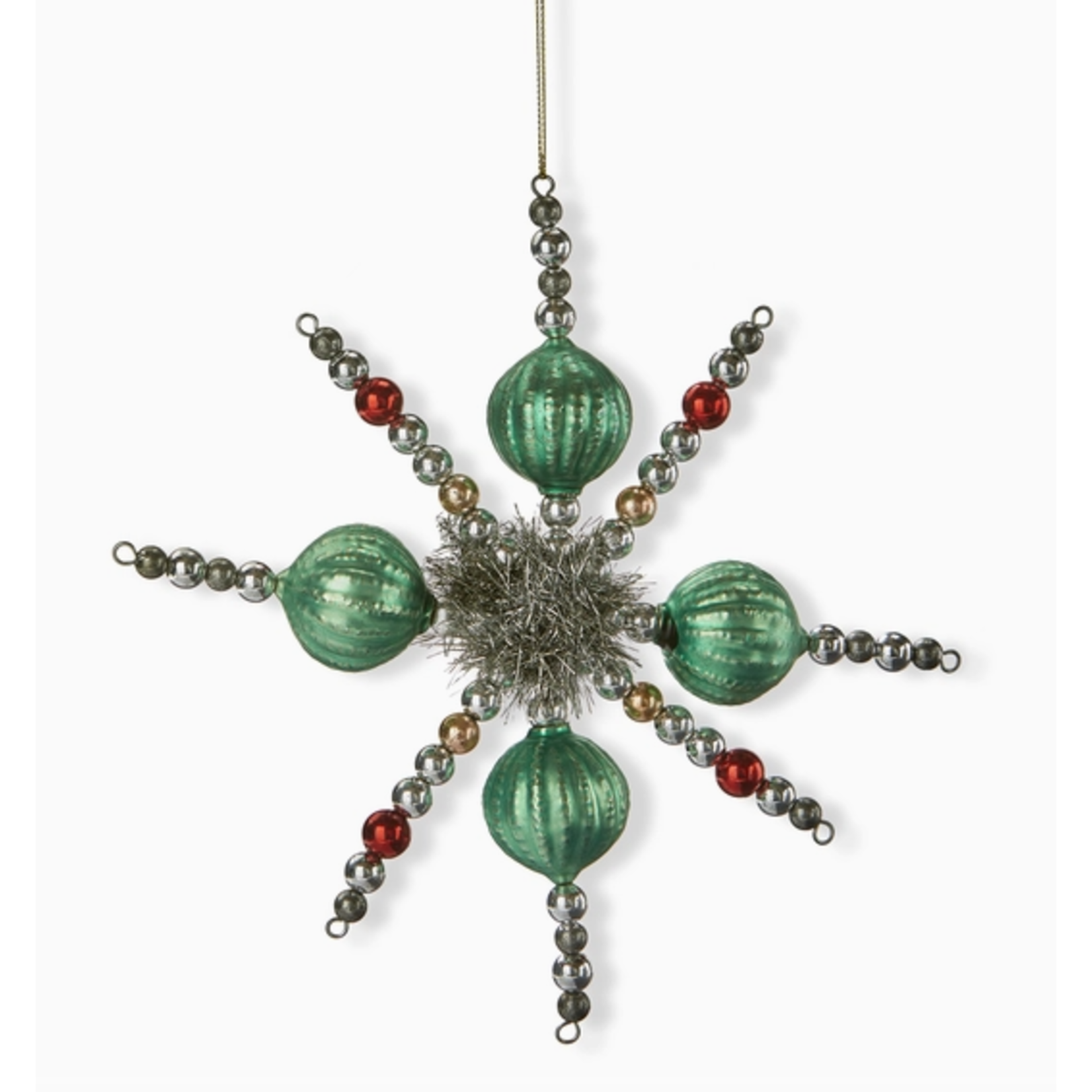 TAG Vintage Star Christmas Ornament - Green