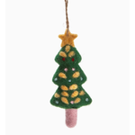 TAG Holiday Handcrafted Felt Tree Christmas Ornament