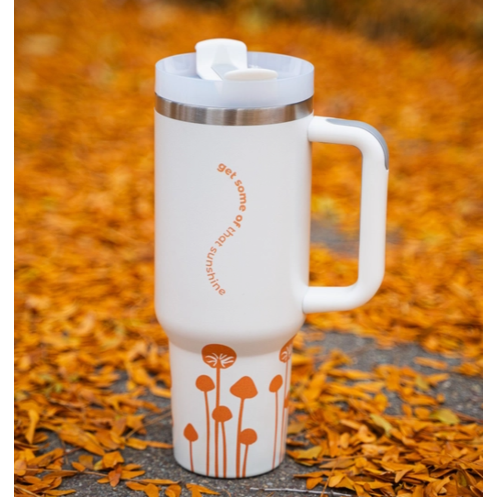 The Montana Scene TMS Mushrooms Cream 40oz Tumbler