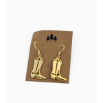 The Montana Scene TMS Cowboy Earrings - Gold