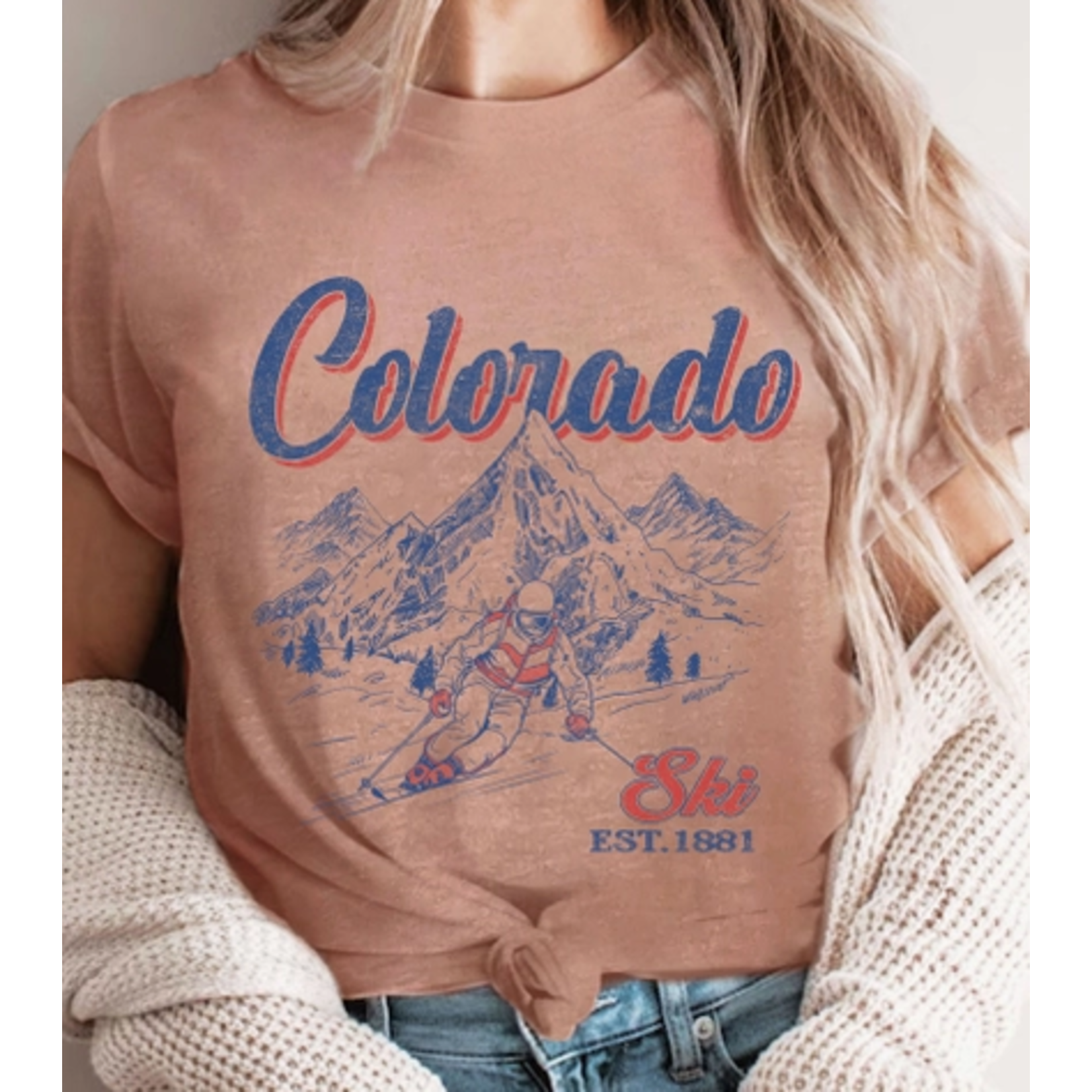 Rustee Clothing Rustee Ski Colorado T-Shirt