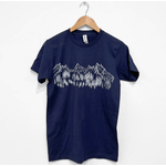 The Montana Scene TMS Mountain Sketch Navy T-Shirt