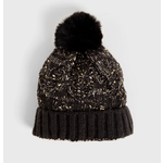 Coco & Carmen C&C Confetti Pom Pom Hat Black