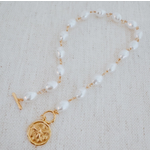 Ellison+Young E&Y Golden Bee Baroque Necklace