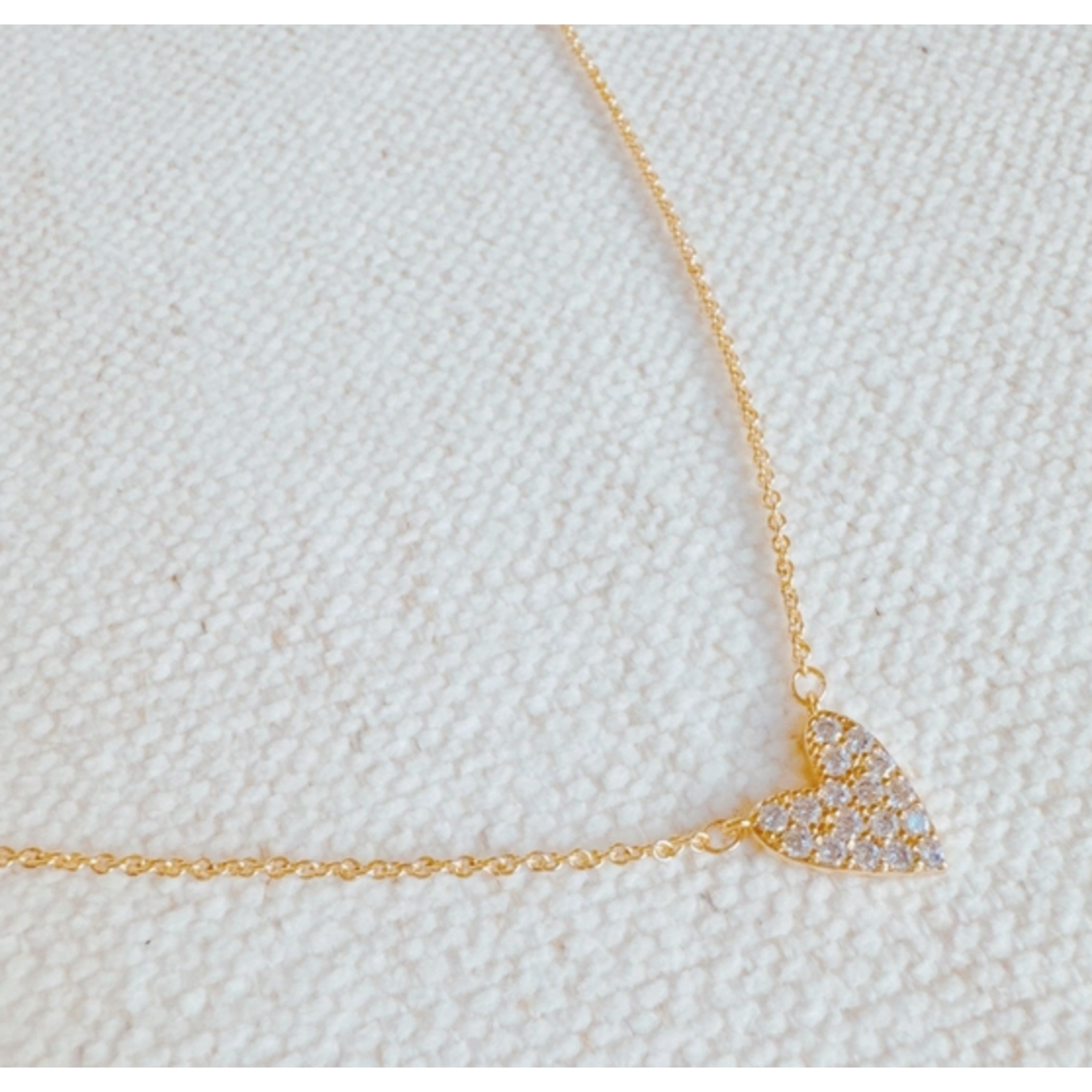 Ellison+Young E&Y Mini Heart Big Love Necklace