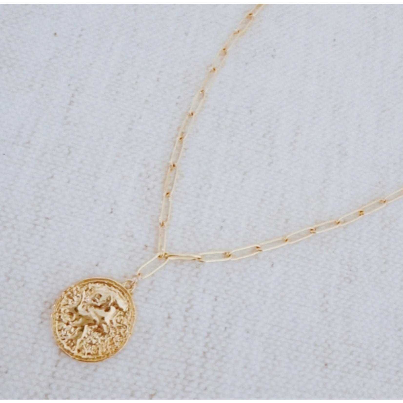 Ellison+Young E+Y Old World Coin Link Chain Necklace