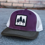 The Montana Scene TMS Three Tree Tri Tone Trucker- Purple
