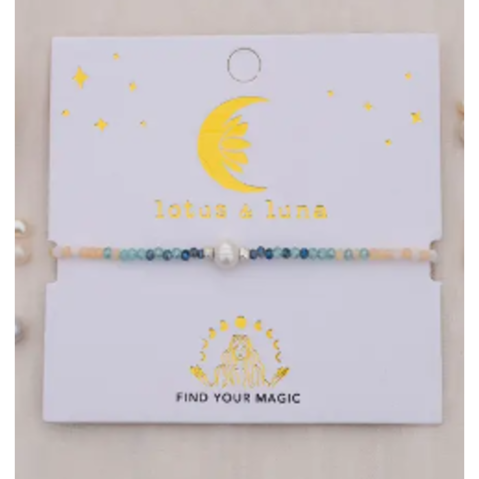 Lotus & Luna Lotus & Luna "Find Your Magic" Goddess Bracelet