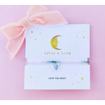 Lotus & Luna Lotus & Luna  "Love You Most" Goddess Bracelet (Silver)