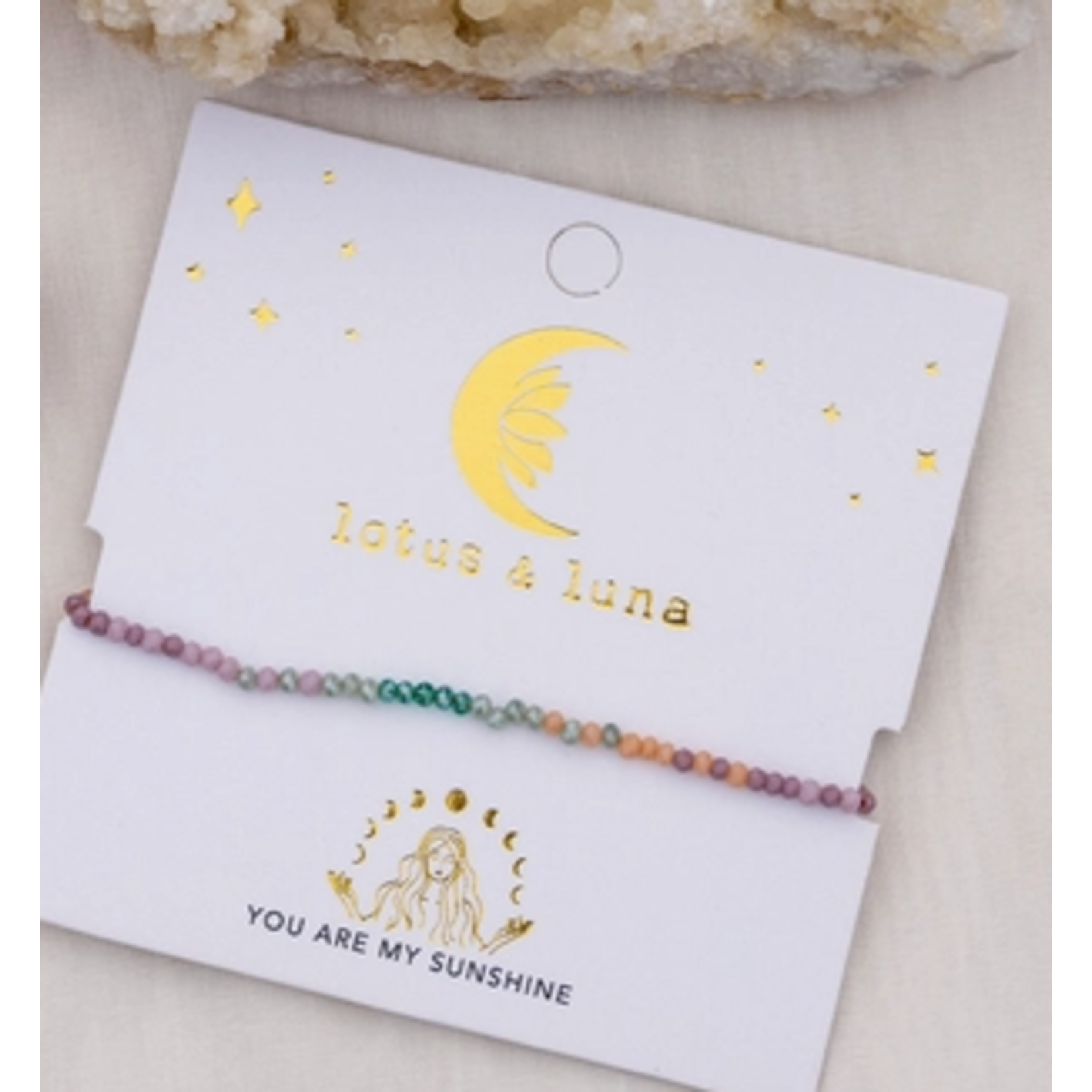 Lotus & Luna Lotus & Luna "You Are My Sunshine" Goddess Bracelet