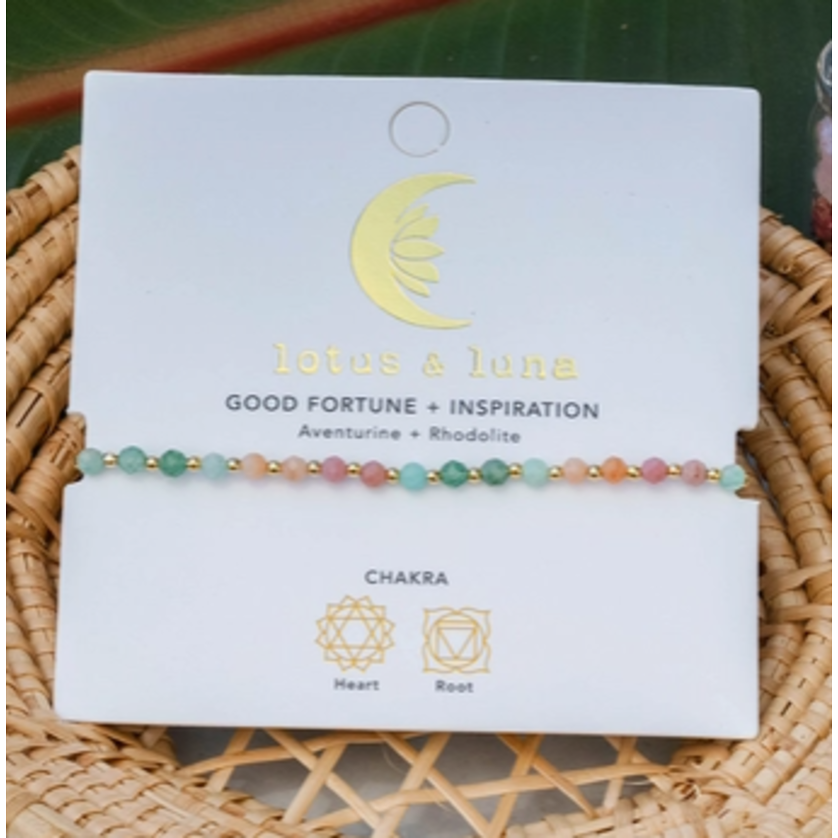 Lotus & Luna Lotus & Luna Good Fortune & Inspiration 3mm Healing Bracelet
