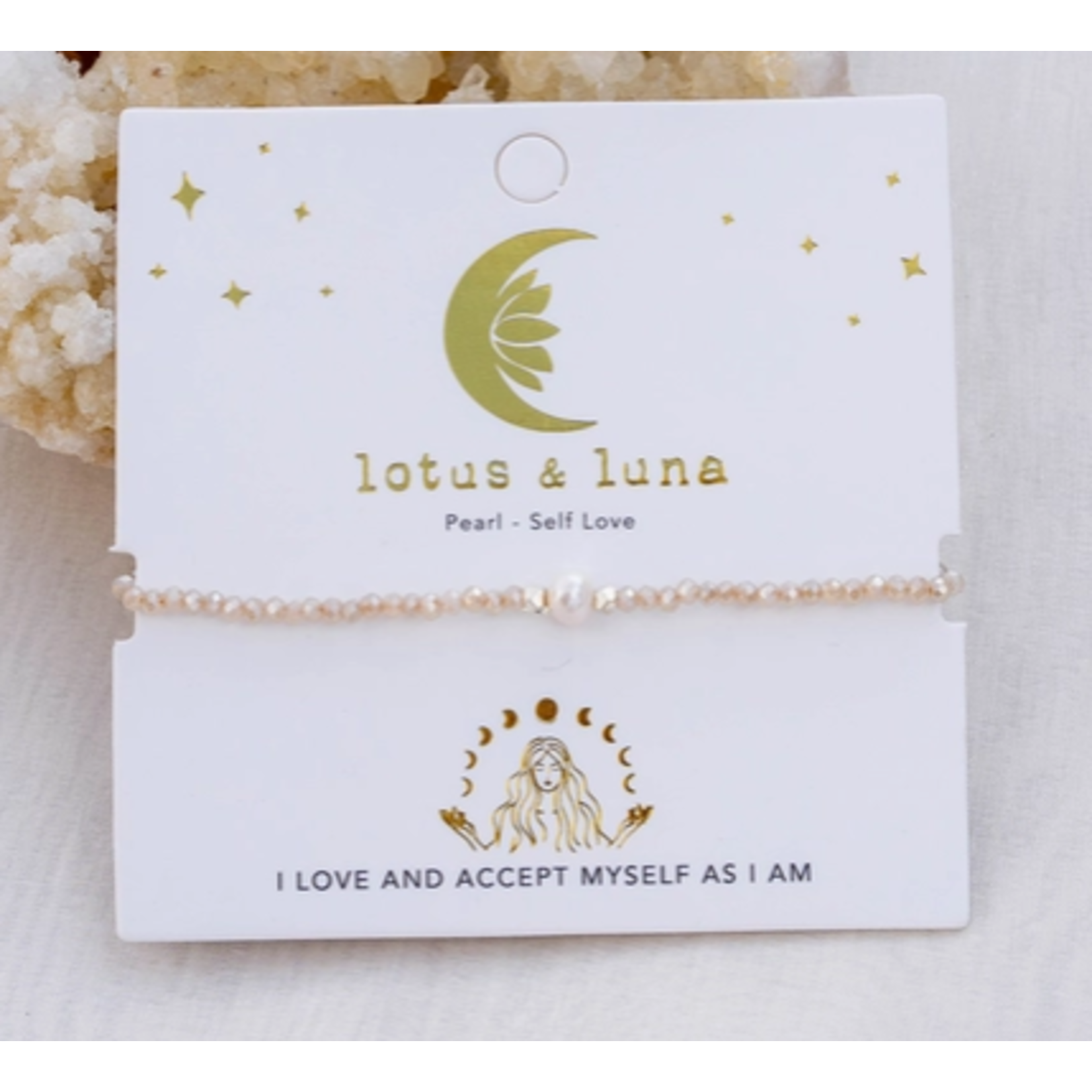 Lotus & Luna Lotus & Luna Self Love Pearl Goddess Bracelet