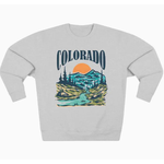 Hey Mountains Hey Mountains Colorado Mountain Sweatshirt