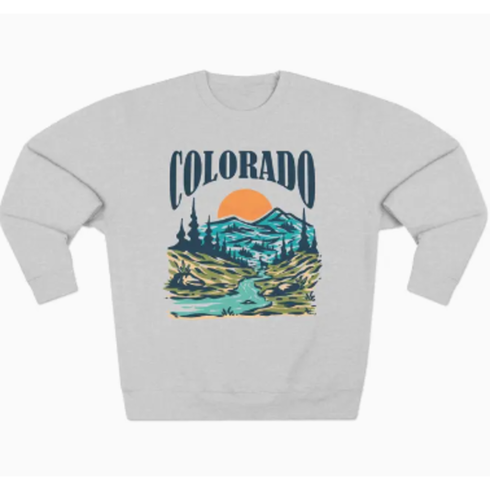 Hey Mountains Hey Mountains Colorado Mountain Sweatshirt