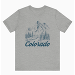 Hey Mountains Hey Mountains Illustration Colorado T Shirt