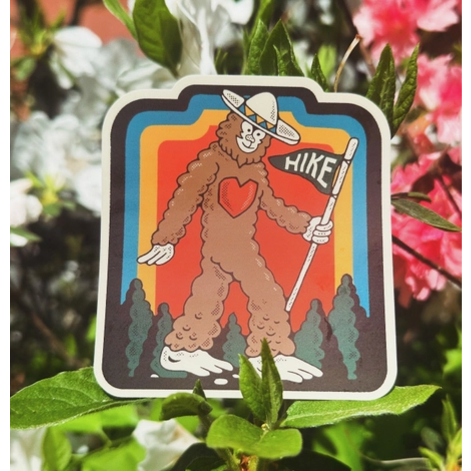 Menottees Menottees Heart (Hike) Bigfoot | Sticker