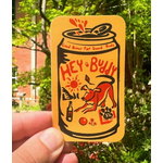 Menottees Menottees Hey Buddy Beer (Mustard) | Sticker
