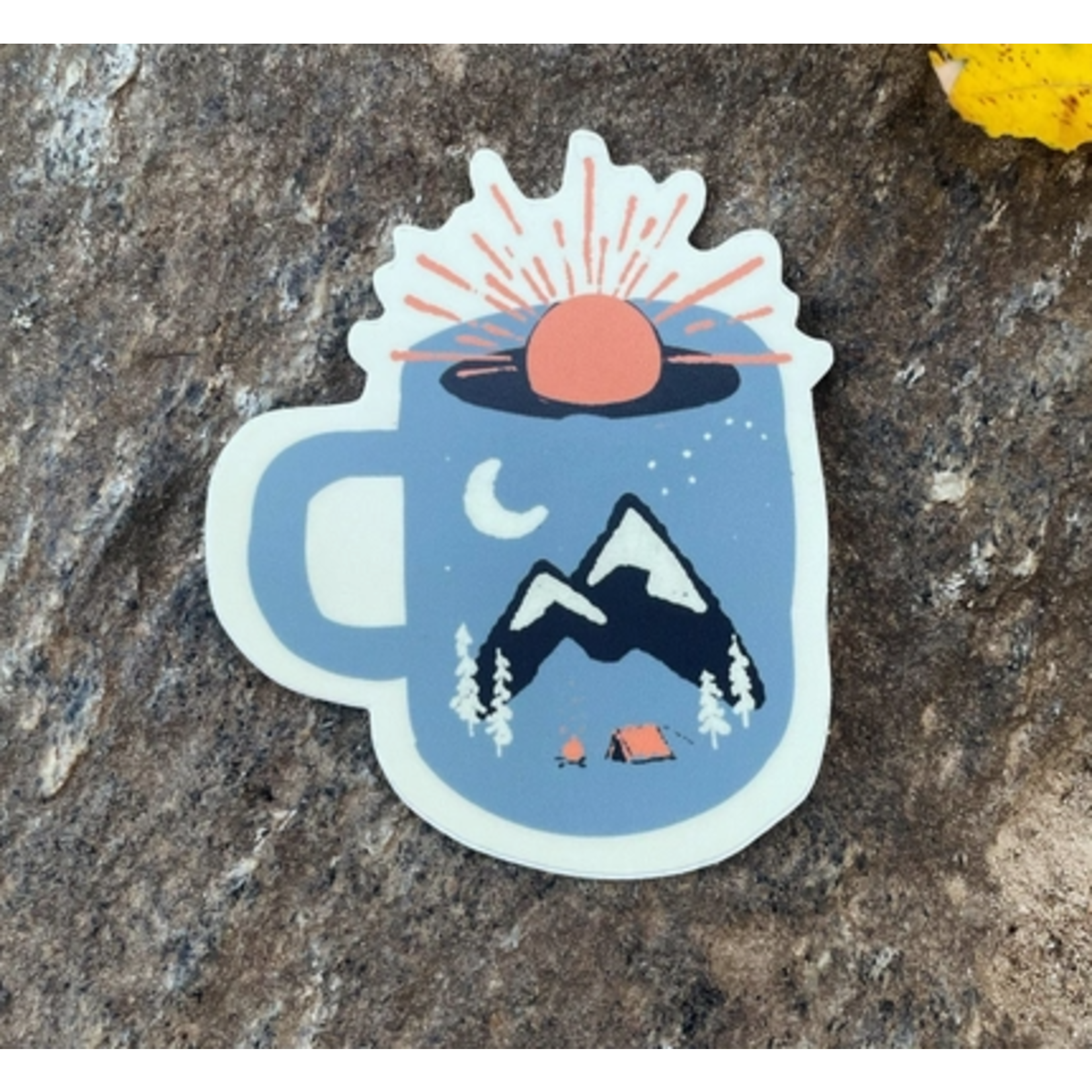 Menottees Menottees Mountain Morning Wake Up | Sticker