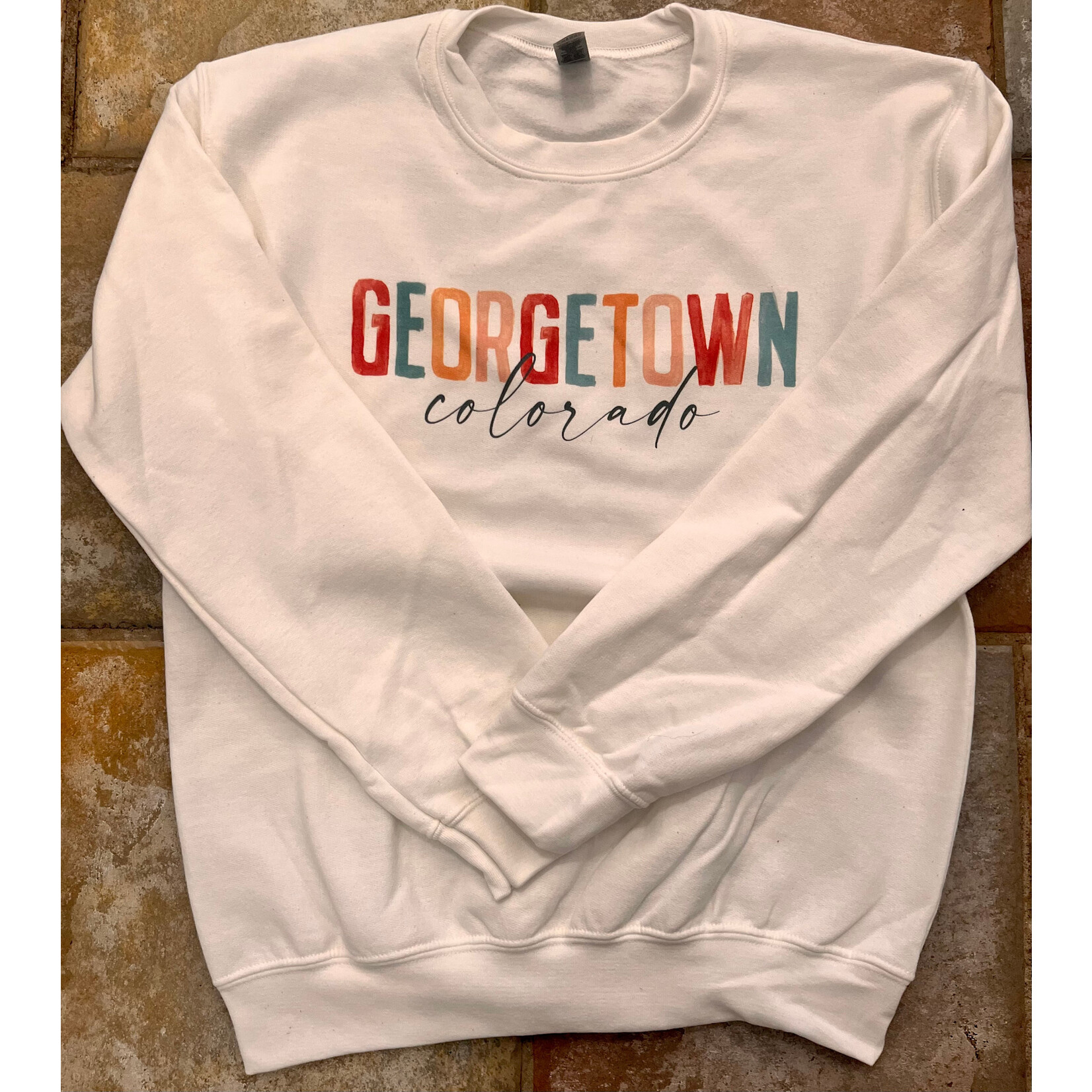 Mountain Standard Time Apparel Clairmont GTown Watercolor Crewneck