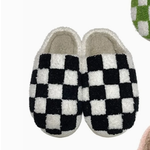 Miss Sparkling Miss Sparkling Black & White Checker Slipper