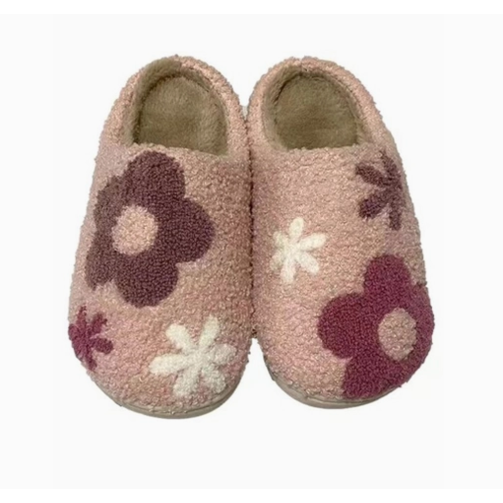 Miss Sparkling Miss Sparkling Flower Power Pink Slippers