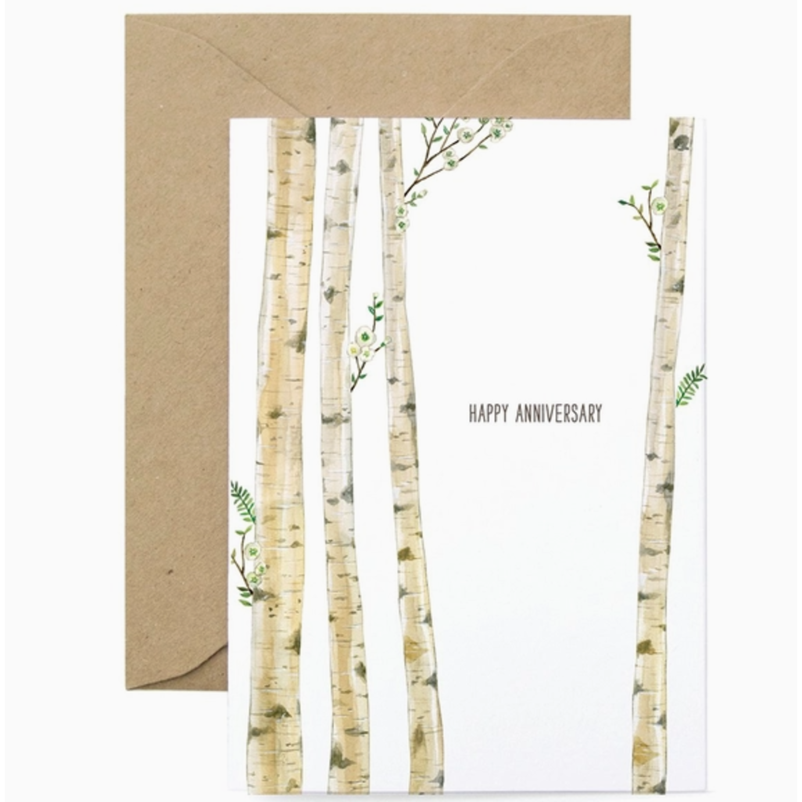 Lana's Shop Lana's Shop Birch Anniversary Greeting Card