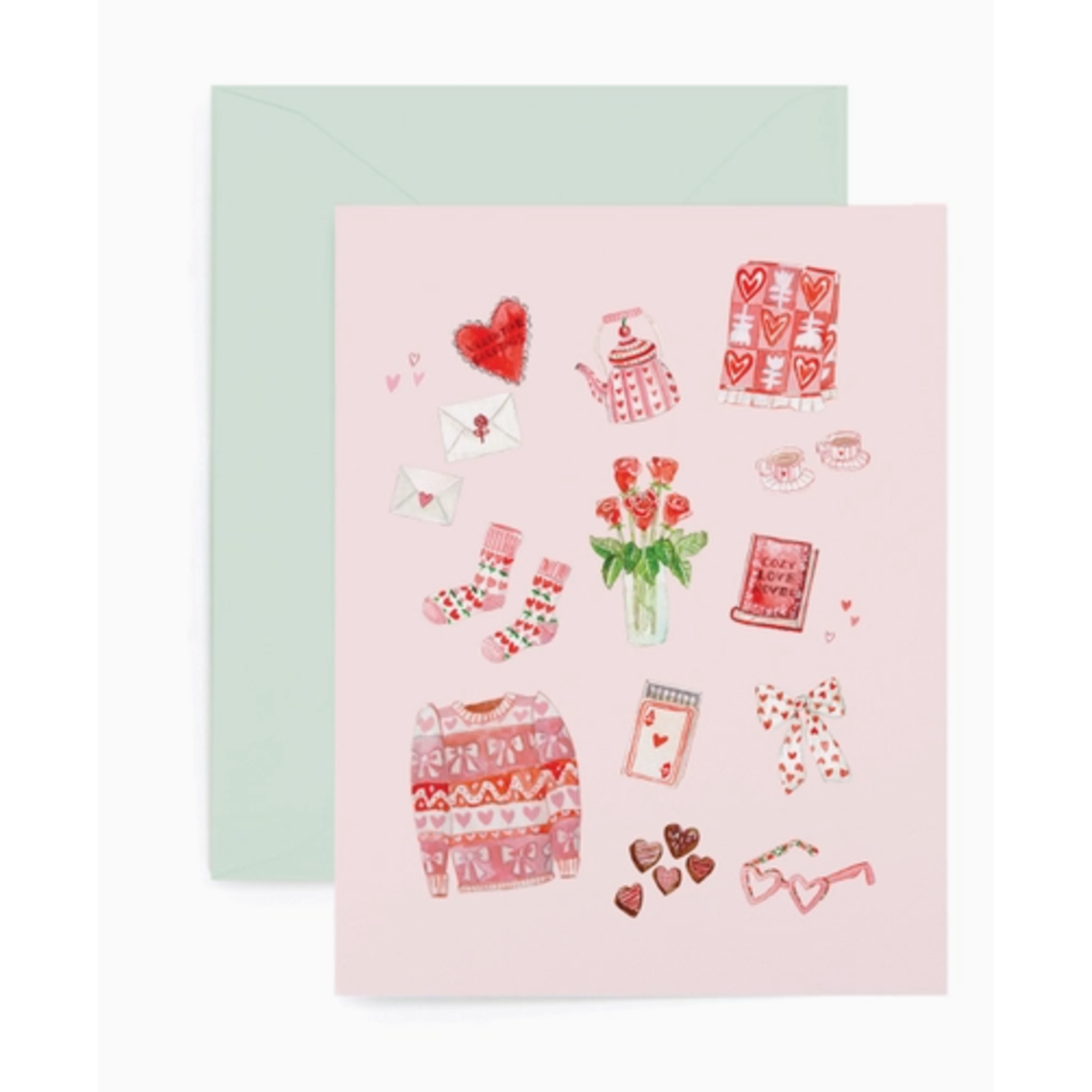 Lana's Shop Lana's Shop Rosy Cozy Greeting Card