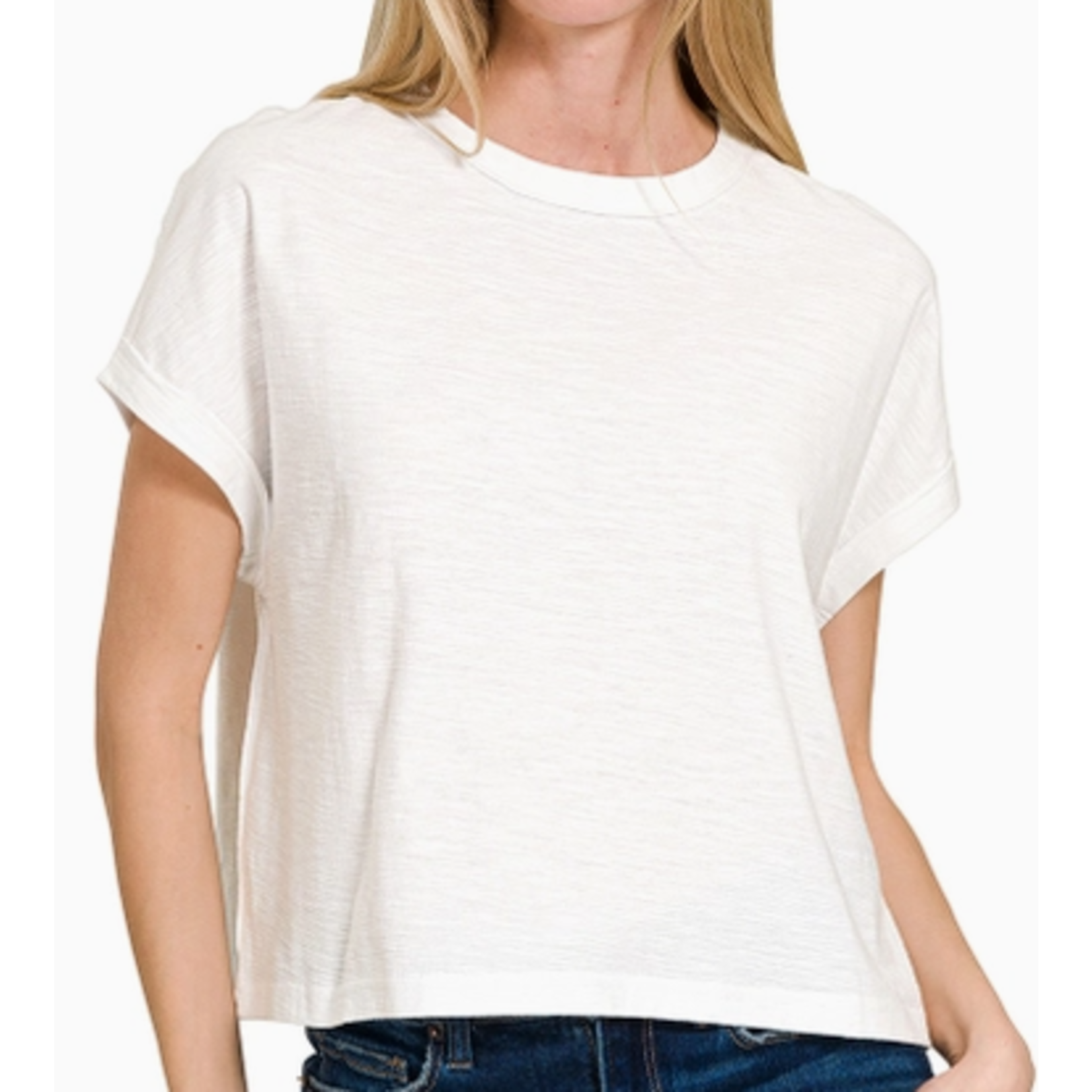 Vanilla Monkey VM  Cotton Slub  Round Neck T-Shirt