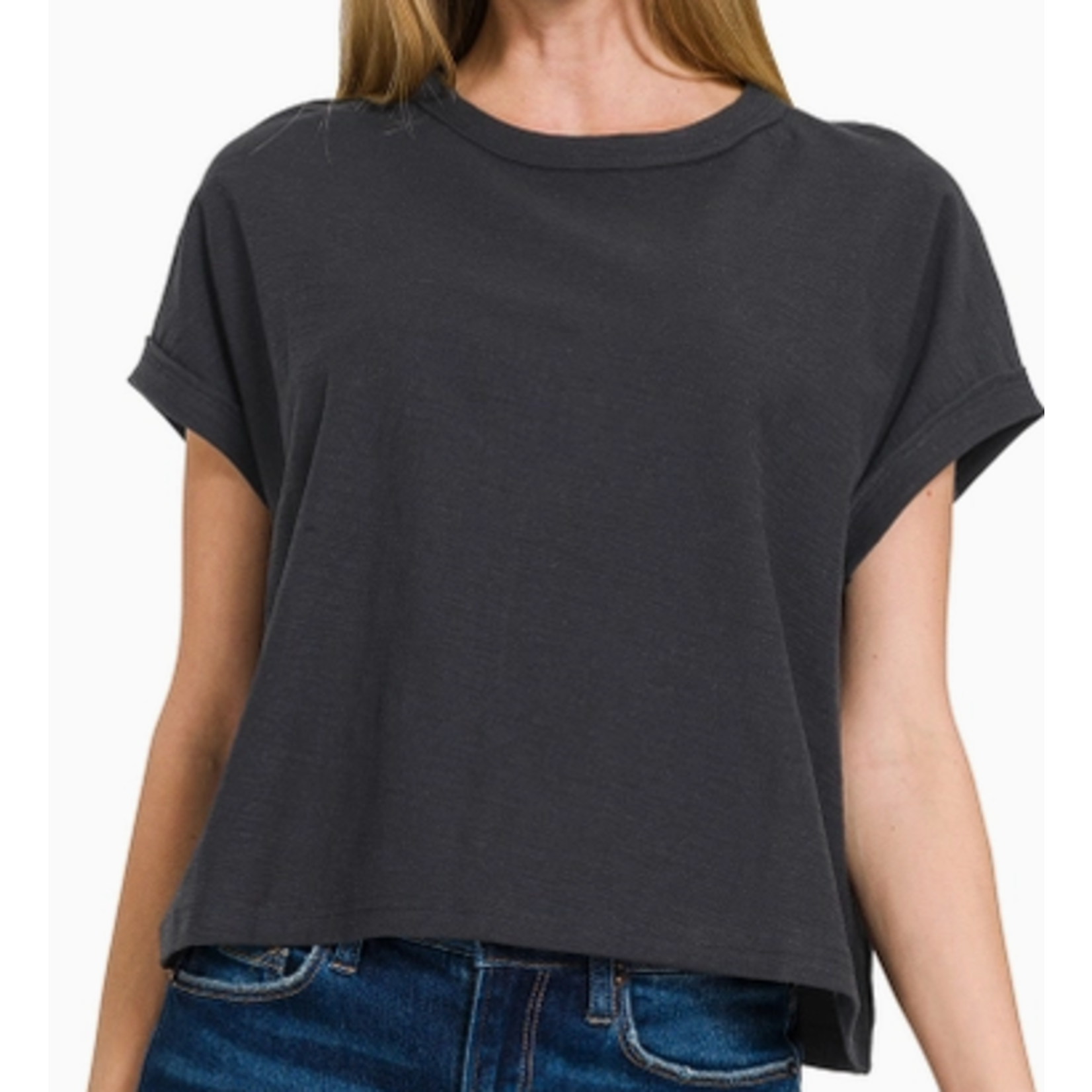Vanilla Monkey VM  Cotton Slub  Round Neck T-Shirt