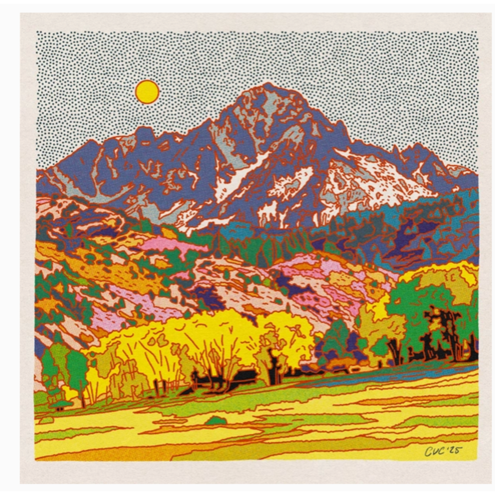 Caroline Clark CClark Sneffels Peak 12X12