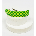 Love & Repeat L&R Checker Oval Hair Clip Barrette