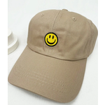 Love & Repeat L&R Smiley Face Embroidered Baseball Cap Khaki