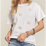 Vanilla Monkey VM Floral Patched Casual Top