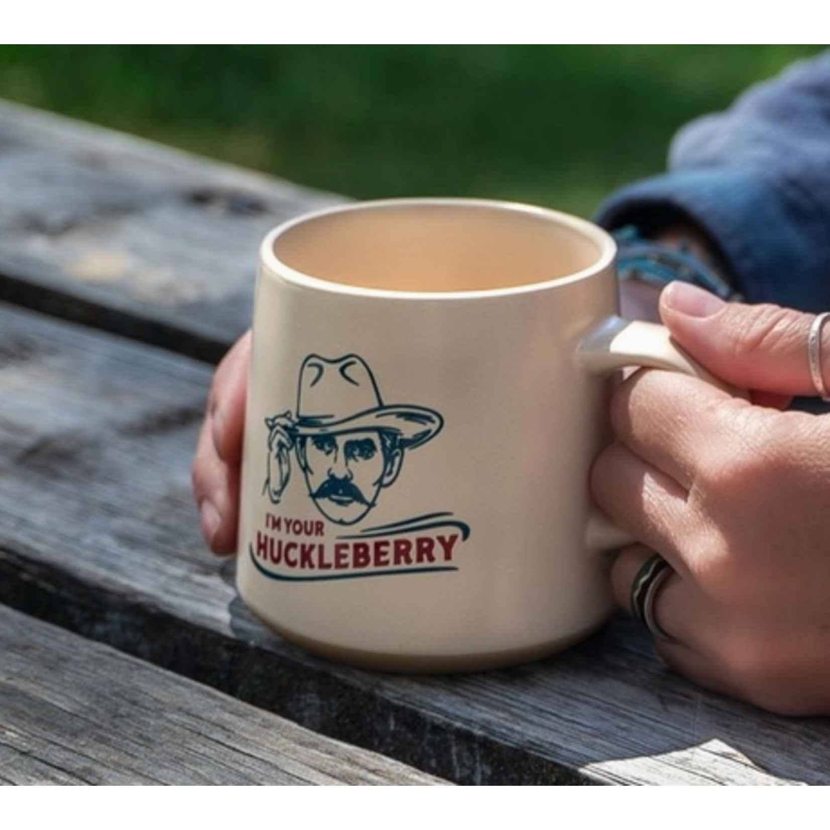 The Montana Scene TMS I'm Your Huckleberry Mug - Cream