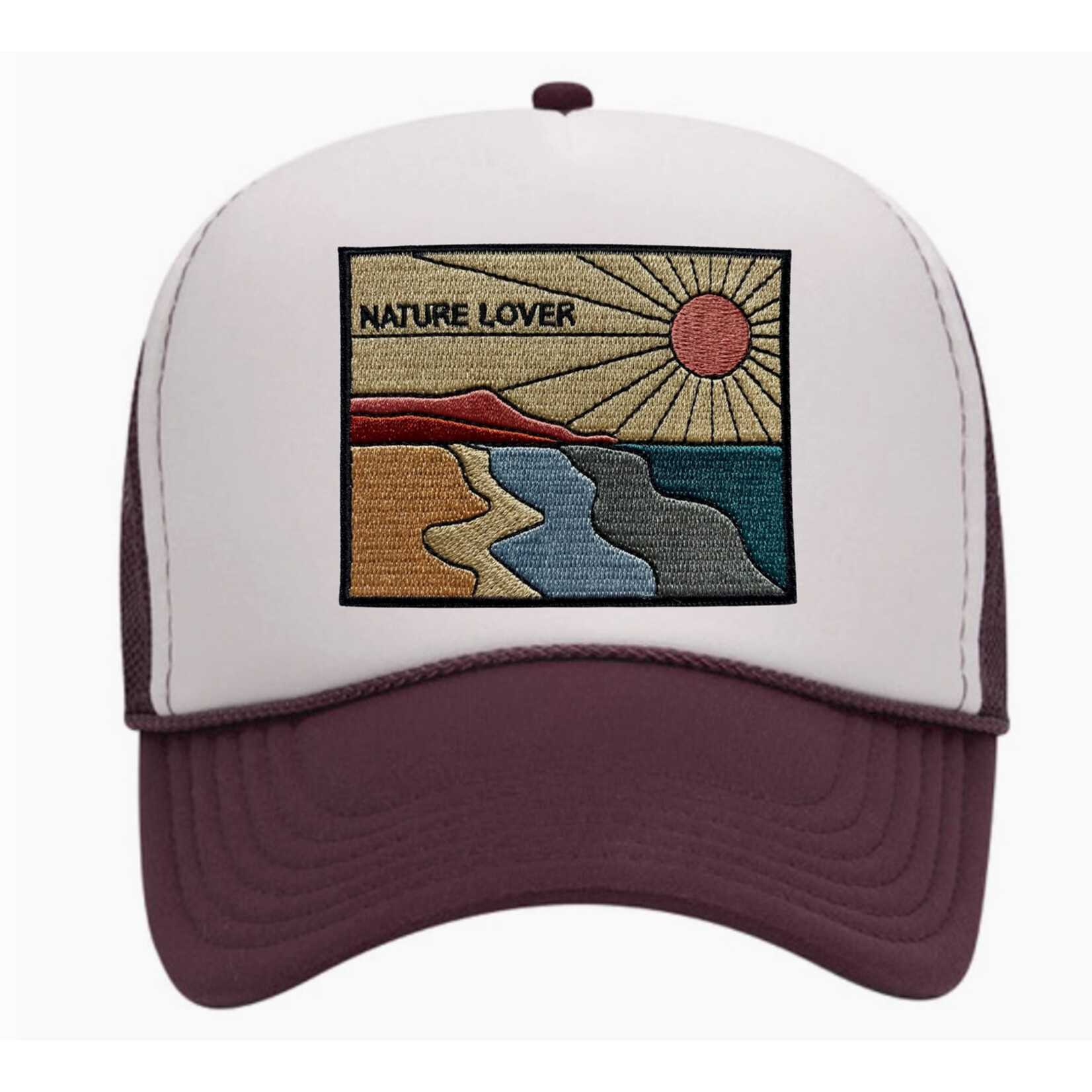 Spruce Seed LLC Spruce Seed Nature Lover Trucker Maroon/White