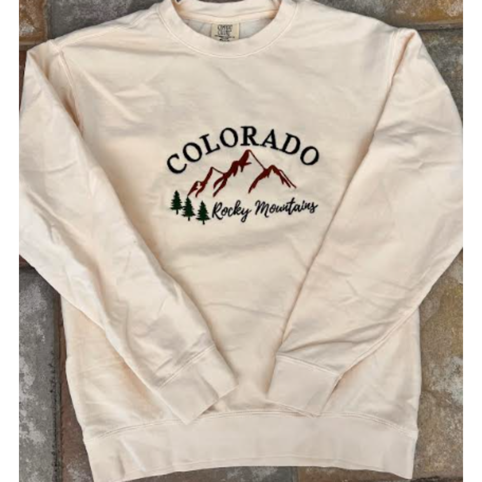 Castle Rock Co Castle Rock Vintage Colorado EMB Crewneck