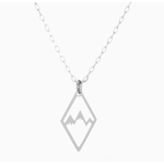 Bearded Jeweler Climb Higher Silver Necklace