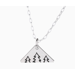 Bearded Jeweler Serene Trees Mini Necklace