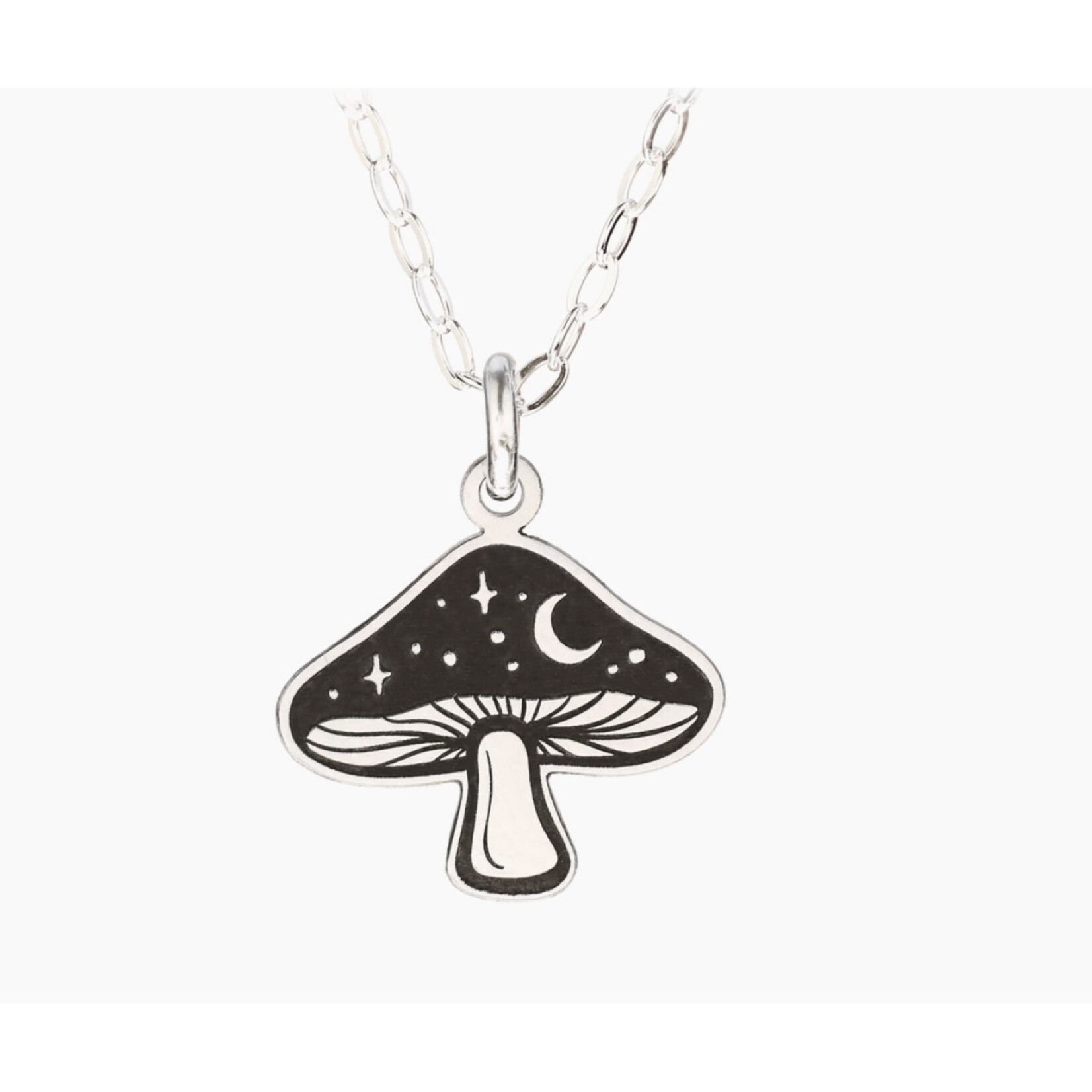 Bearded Jeweler Mushroom Galaxy Necklace