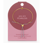 Lucky Feather Lucky Feather Reminder Bracelet-Fearless (Butterfly) - Gold