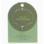 Lucky Feather Lucky Feather Reminder Bracelet-Unstoppable (Infinity) - Silver