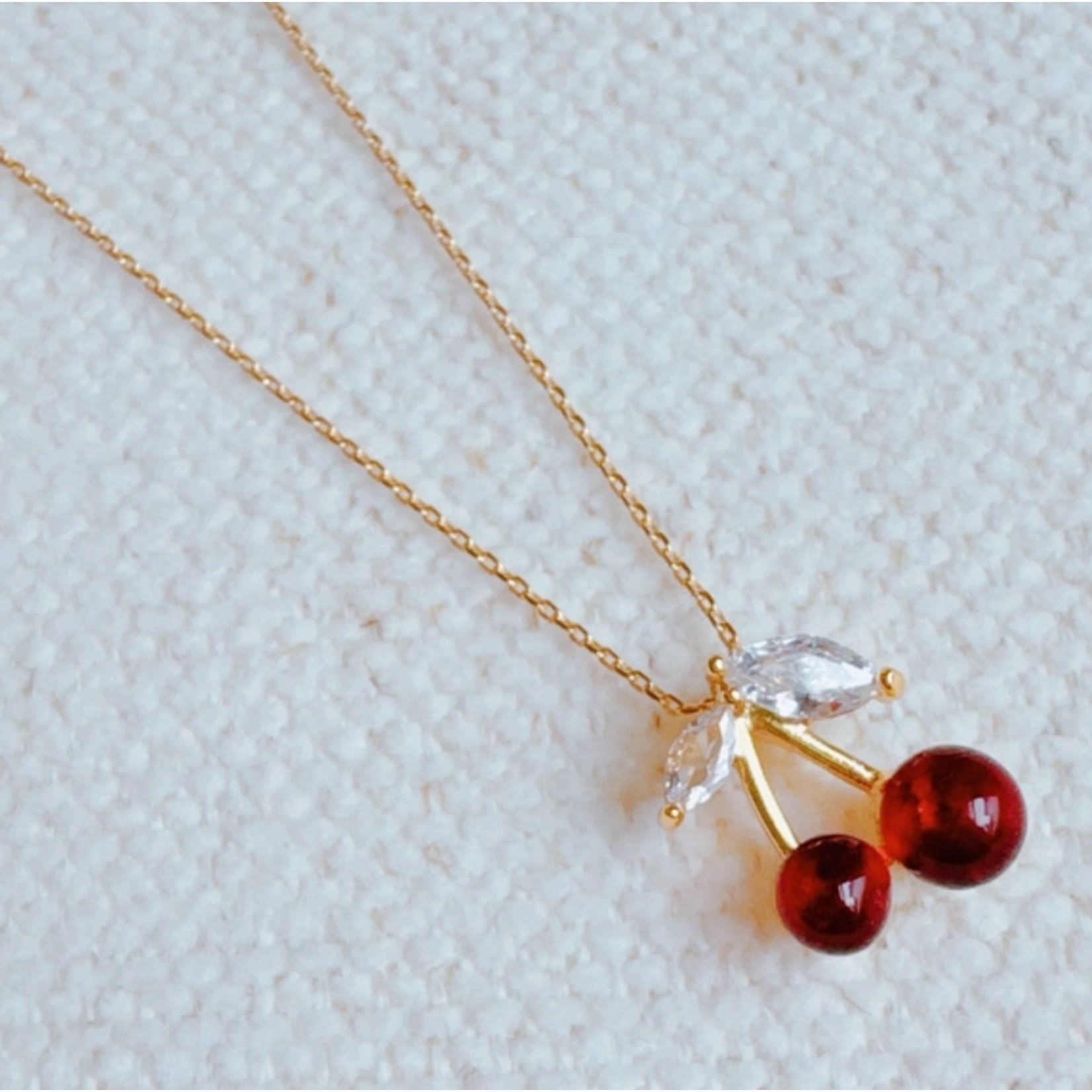 Ellison+Young E&Y Jewel Cherry Pendant Necklace