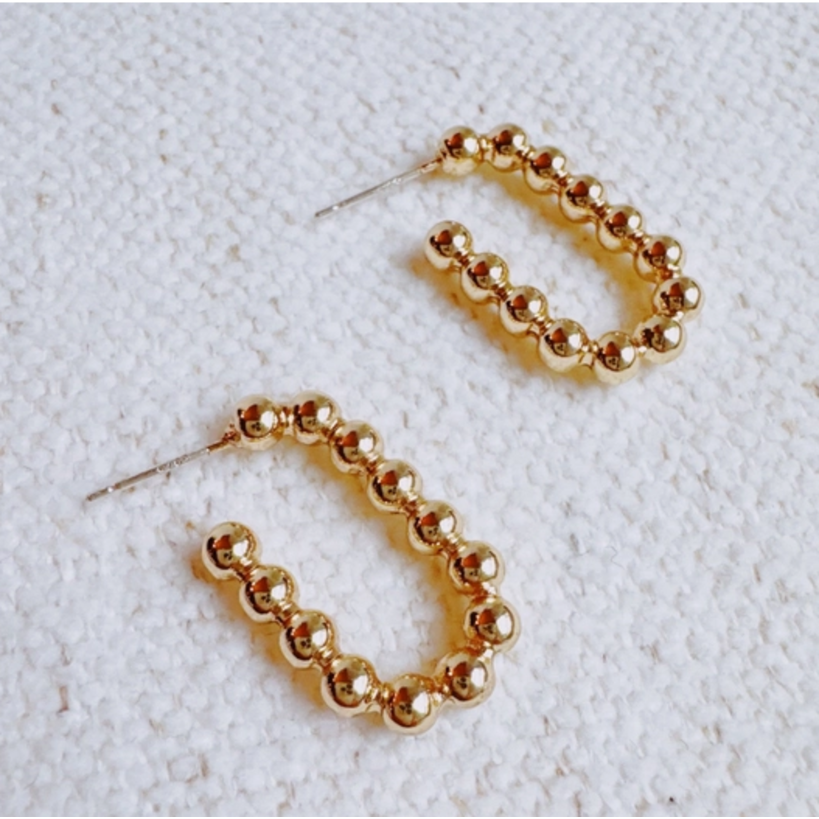 Ellison+Young E&Y Dotty Square Hoop Earrings
